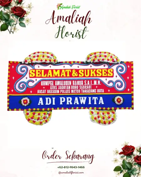 Papan Bunga Ucapan Selamat Cimohong